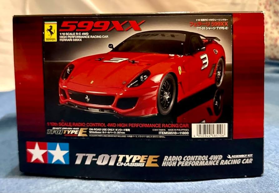タミヤ★フェラーリ599XX TT-01 TYPE E ラジコンカー Amazon.co.jp: タミヤフェラーリ599XX TT-01 TYPE E ラジコン